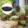  Black Flower Pot Saucers Protects Furniture From Water Damage Gardening Supply
