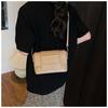 Crossbody bag neutral soft leather woven small square bag tofu bag niche design single shoulder women's bag