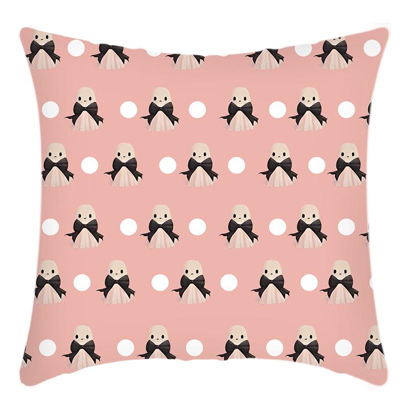 New Halloween Pillow Sofa Living Room Pillow Pillow Ghost Letter Print Pillow Cover