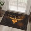 Bon Jovi Design Crystal Velvet Carpet Cozy Non?Slip Printed Rug For Bedroom Living Room Entrance