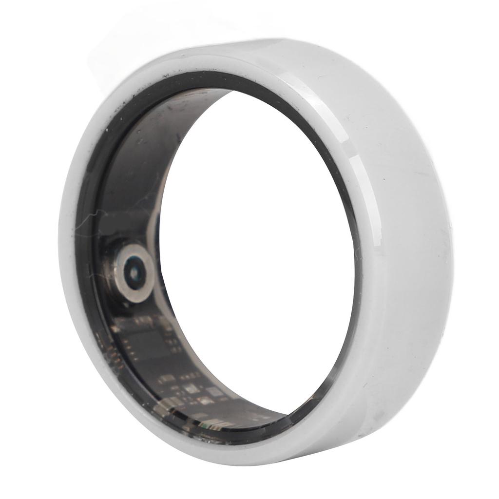 Smart Ring White BT IP68 Waterproof Rechargeable Pedometer Sleep Tracking Health Ring for Fitnss 10