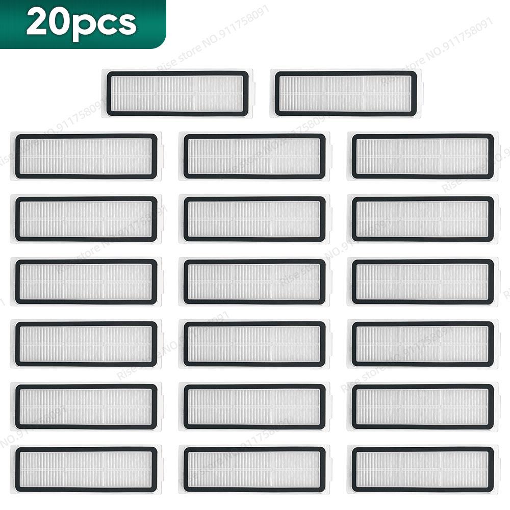 Kompatibel für ( Mijia Roboter Staubsauger Wischmopp 5 Pro ) Zubehör Hauptbürste Filter Staubbeutel Mopptuch Ersatzteilset