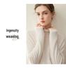 Women's Slim-Fit 100% Cashmere Turtleneck Sweater - Versatile Autumn/Winter Knitwear
