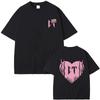 Summer Fashion Heavyweight Retro English Letters 100% Cotton Printed Round Neck High-quality Casual Fitness Street T-shirt