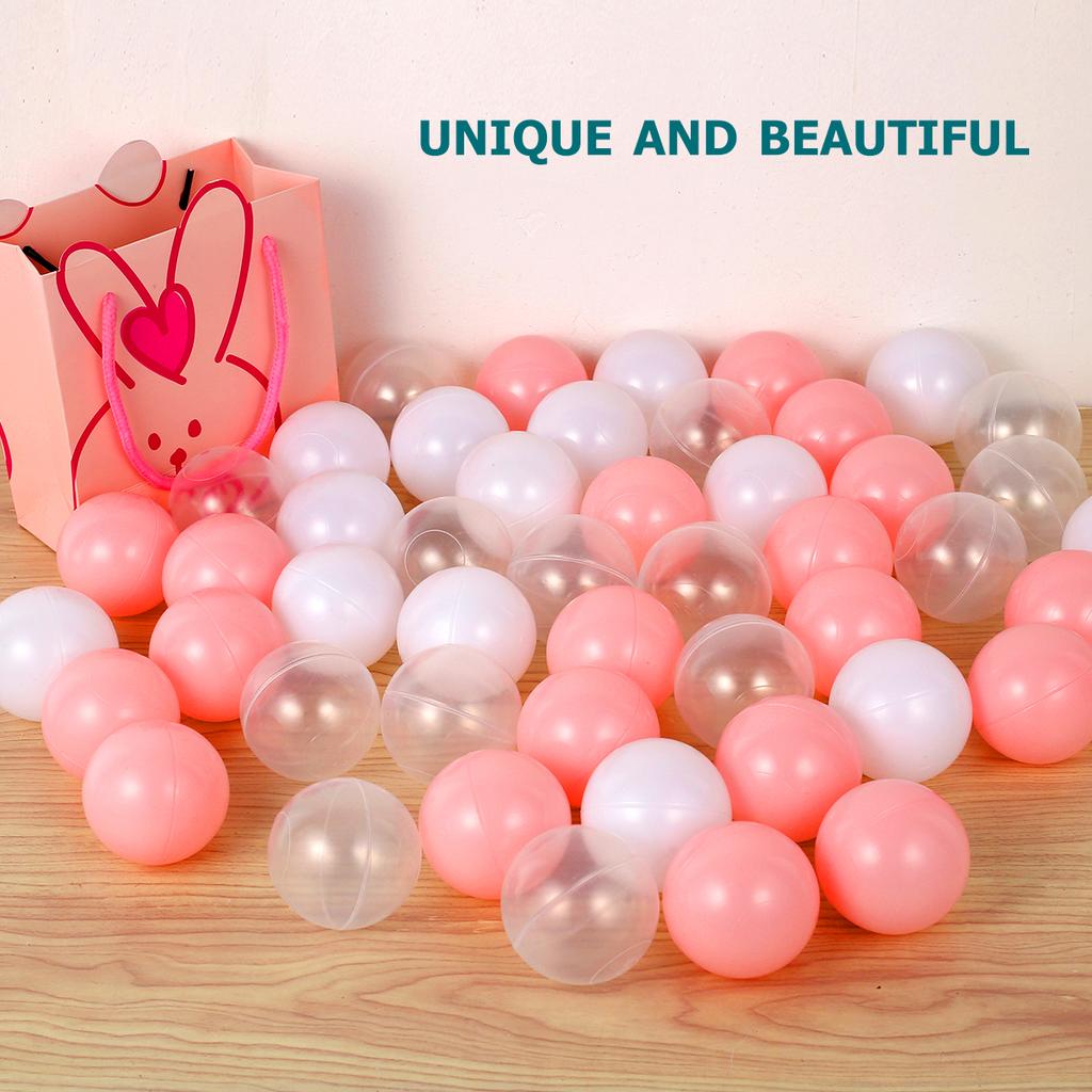 50/200pcs Ball Pit Balls for Kids 1.6inch Swim Pit Toys BPA-free Colorful Fun Balls Crush Proof Macaron Ball Pit Balls