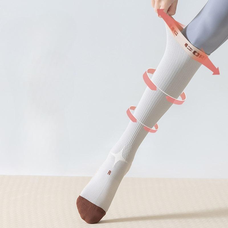 Sportovní kompresní podkolenky pro ženy, Hřejivé, Vysoce elastické, Pohodlné, Šetrné k pokožce, Froté podkolenky bez švů na podzim a zimu