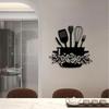 Modern Metal Wall Art Kitchen Decor Indoor Outdoor Living Room Bathroom