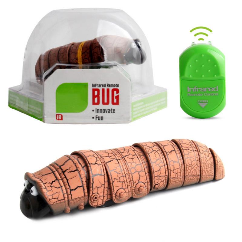 Infrared Remote Control Induction Insect Toys Simulation Worm Trick Prank Animal Toys For Children Gifts