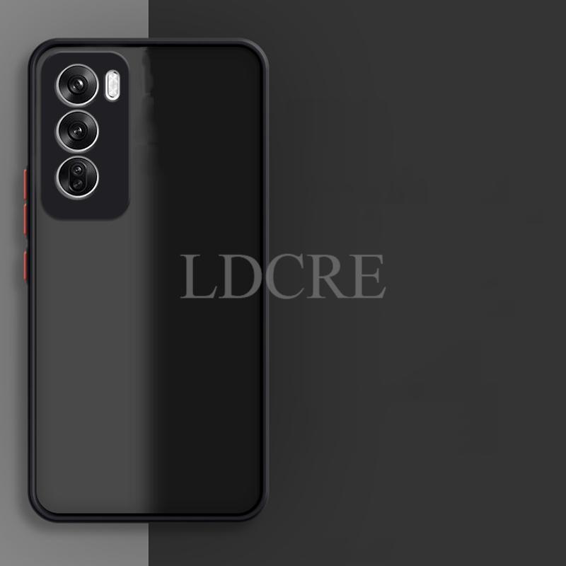 For OPPO Reno 12 Pro Case Silicone TPU Matte Cover Reno 12 Pro Case Reno 12 Pro Case Phone Protector Transparent Back Capa