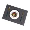 Spot Square Leather Western Food Mat Thermal Insulation Coaster Table Mat Home Dining Table Plate Mat Bowl Printable Tableware