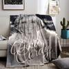 Retro Glamorous Style Blanket for All Seasons Blanket Lunch Break Throw Gift