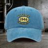 1 Vintage Washed Hat, A Must-Have Baseball Cap For Men'S Travel From The Vintage Limited Edition 1946, A Fashionable Daily Wear