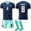 Teens Kids Adults Custome Name Football Kits 2026 FIFA World Cup Germany Away #8 KROOS Training Jersey Set with Socks