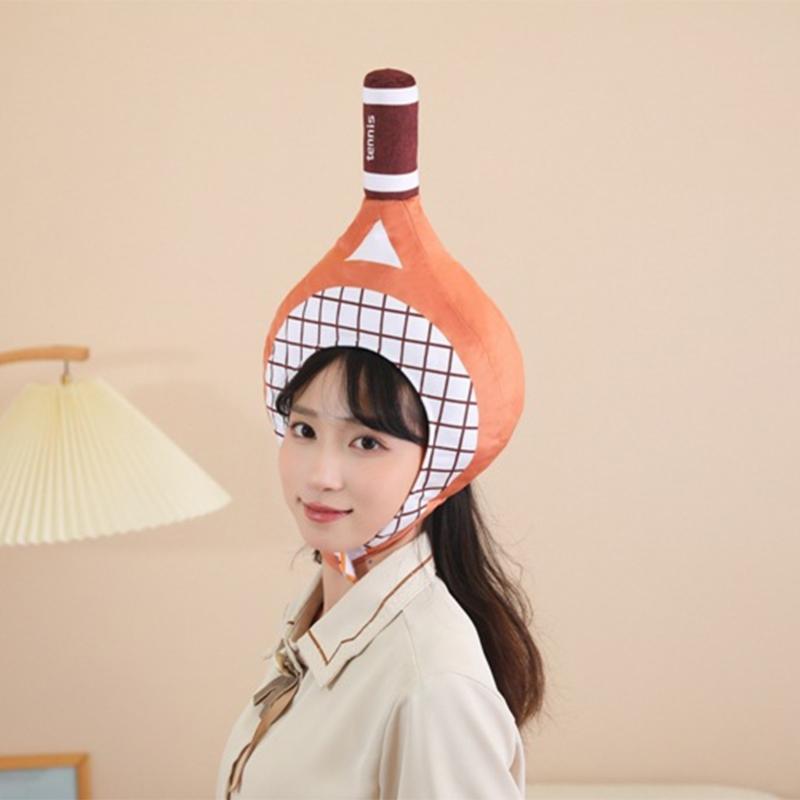 Lovely Tennis Racket Shape Hat Offering Warmth Breathability Hat for Various Outdoor Activity Christmas Gift for Girl