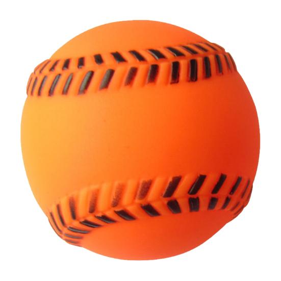 Vinyl Baseball Dog Chew Toy Bite Resistant Squeaky Ball Pet Interactive Toy