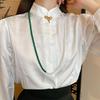 New Chinese-style Long Beaded Necklace, Guochao Retro One, Wear More Sweater Chains, Niche Ethnic Style, New Necklace Women