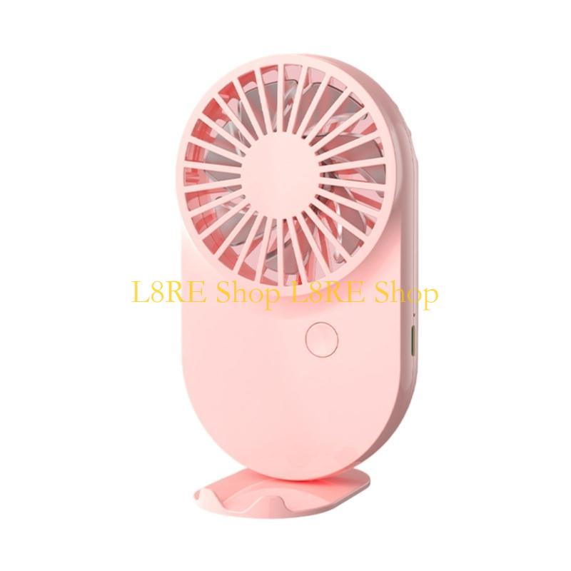 L8RE Quiet Fan Convenient USB Fan Lightweight Cooling Fan Camping Fan Handheld Fan ABS Office Fan Desk Fan for Everyday Use