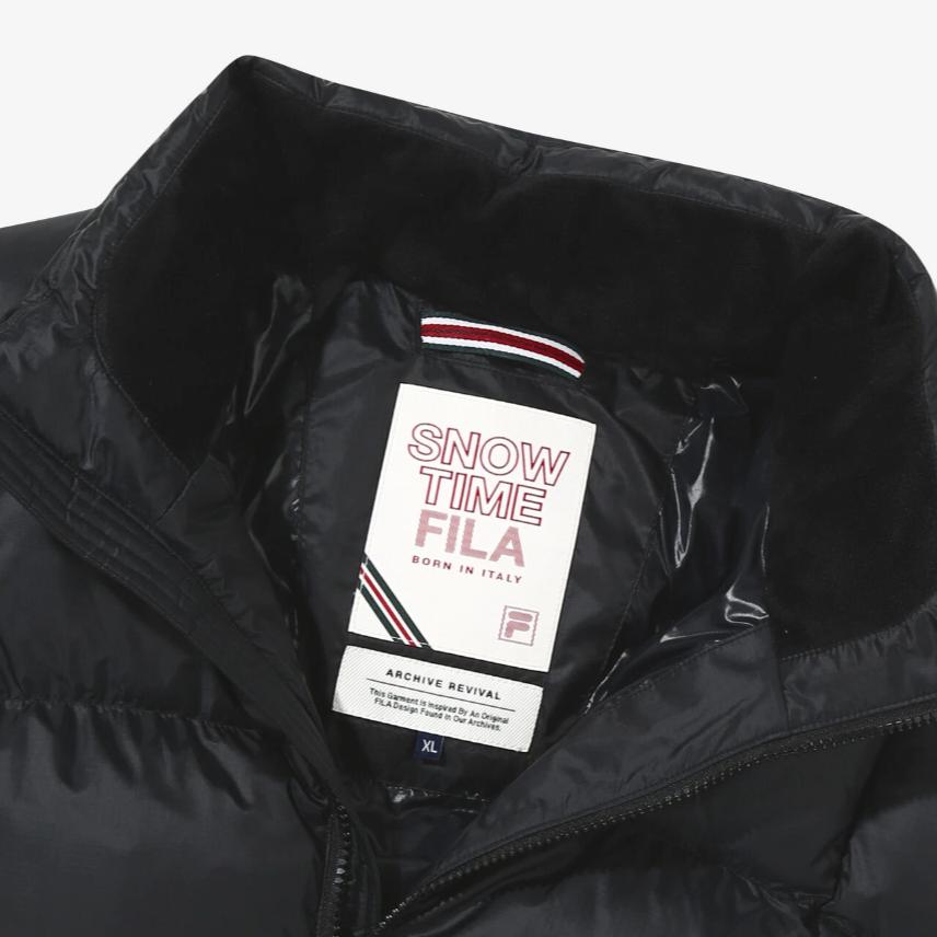 New FILA Down Jackets & Coats Unisex Black FS2DJG4106X-BLK