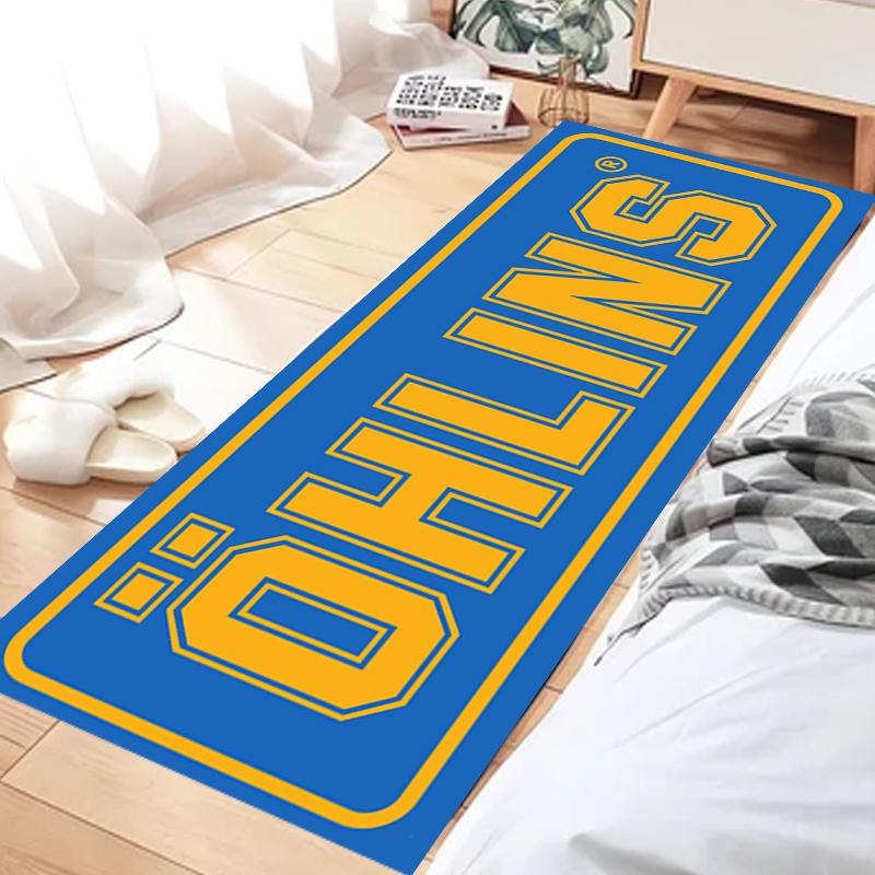 O Logo Motocyklový Koberec Garážová Rohož Závodní Cool Moto Displej Motocyklová Displejová Rohož Protiskluzová Domácí Dekorace Koberec