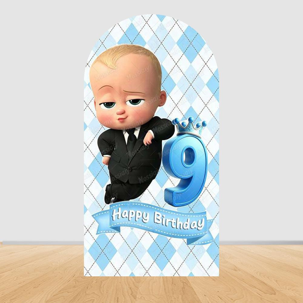 Happy Boss Baby Birthday Arch Backdrop