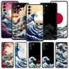 Phone Case For Samsung Galaxy S24 S23 Ultra S22 S21 S20 FE 5G S10 S10E S9 Plus S8 Soft Cover Japan The Great Wave Of Kanagawa