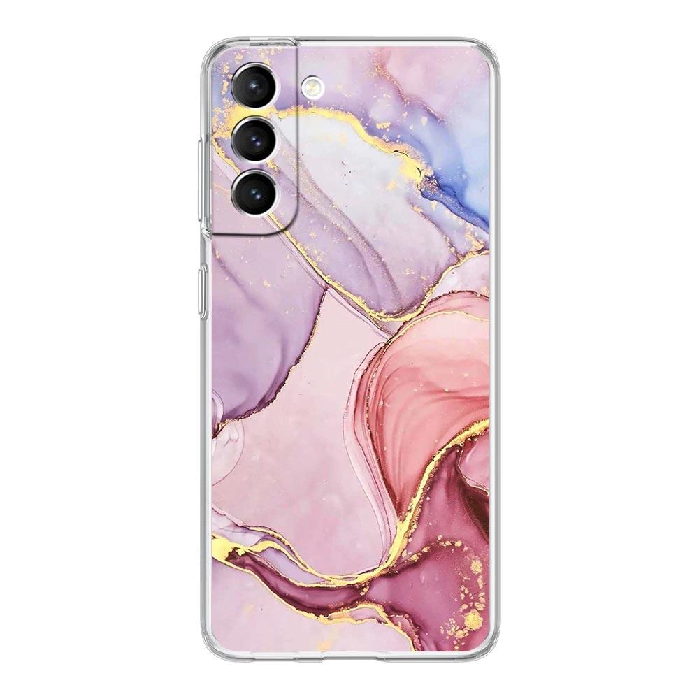 Marble Art Fashion Phone Case For Samsung Galaxy S21 Plus S20 FE S22 Ultra 5G S10E S10 S9 S8 Note 20 10 Lite Clear Cover Shell