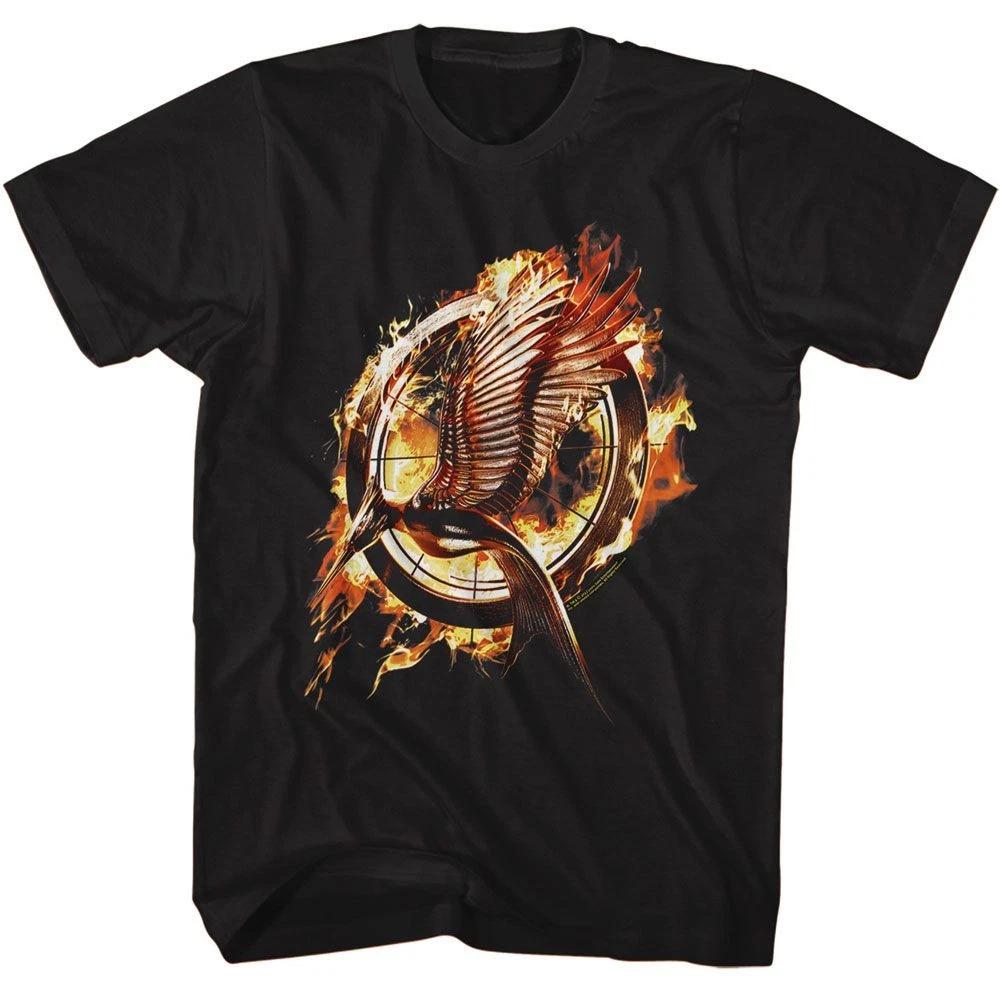 Hunger Games - Catching Fire Mockingjay - American Classics - Solid Black Adult XXXXL
