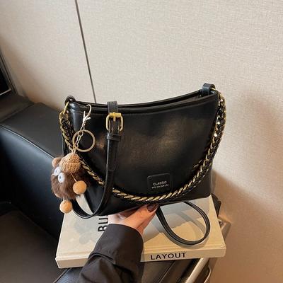 Premium Sense Portable Chain Bag Women's 2025 New Versatile Messenger Bag Niche Design Shoulder Bag