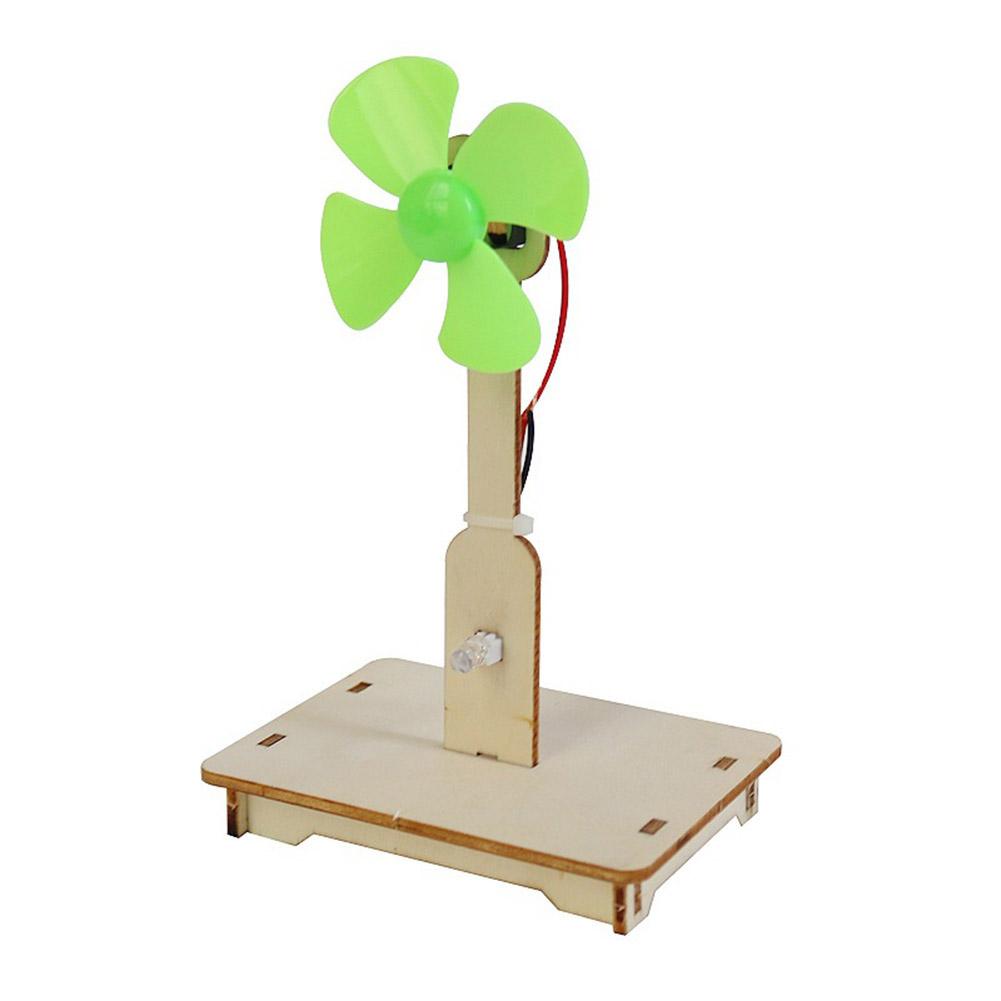 Kid DIY Scientific Experiments Toy Creative 3D Plastic Solar Fan DIY Model Assembled Craft Kits Science Education Aid Toy Gifts
