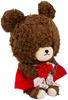 Sekiguchi The School Fluffy Jackie Red Flower Small Size Height 21cm Bears'