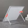 Adjustable Foldable Desktop Whiteboard Double Sided Use Erasable Writing Board With Bracket Message Board Desktop Use