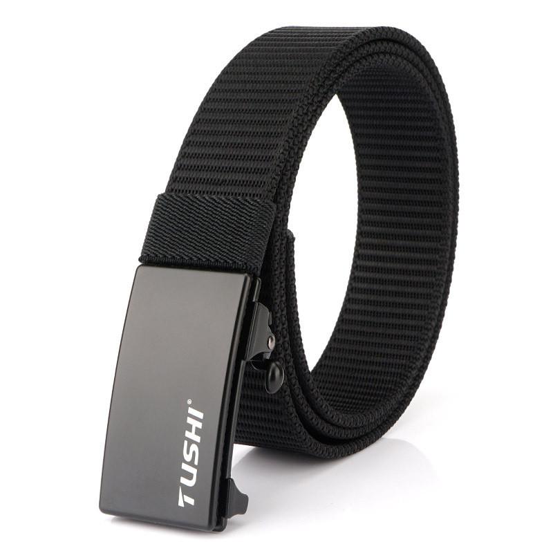 Unisex Belt Versatile And Slimming With Metal Buckle Belt Paired With Jeans