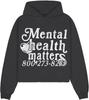 Vintage Hip Hop Punk Street Print M Hoodie Top Sweater