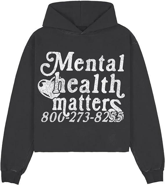 Vintage Hip Hop Punk Street Print M Hoodie Top Sweater