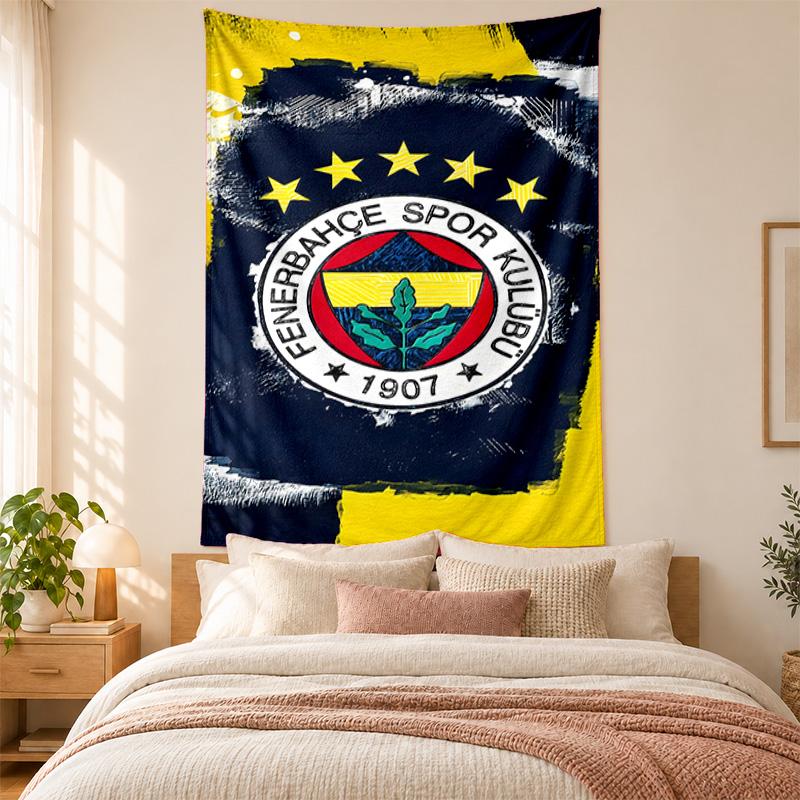 Arazzo Fenerbahce di alta qualità per decorare le pareti del soggiorno, della camera da letto, del dormitorio, ideale come decorazione murale per camera da letto o regalo per le vacanze