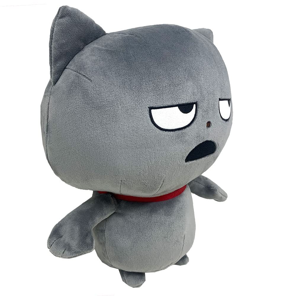 QIDUHUQI Character - The mischievous expression of this cat is irresistible A giant plush toy of the cat by Yuji Nishimura, approximately 32cm tall.