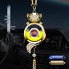 Crystal Rearview Mirror Air Freshener: Long-lasting Fragrance Pendant for Car Interior Decoration