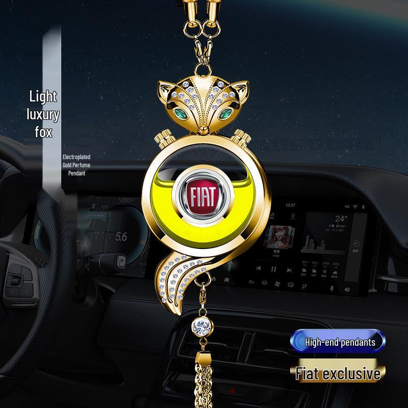 Crystal Rearview Mirror Air Freshener: Long-lasting Fragrance Pendant for Car Interior Decoration
