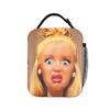 Dislike Doll Baby Lunch Bag Portable Zipper Lunch Box Women Travel Print Cooler Bag Fashion Oxford Thermal Tote Handbags