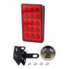F1 Style Led Brake Pilot Lights For Car Motorcycle 15Led Rear Tail Lights Auto Warning Reverse Stop Safety Lamps DRL 12V