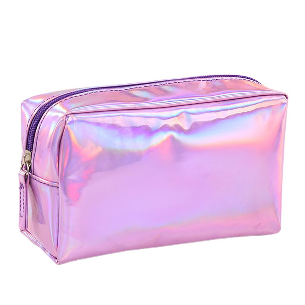 Portable Lasered Cosmetic Storage Bag Lightweight Wear Resistant Wash Bag For Jewelry Headphone