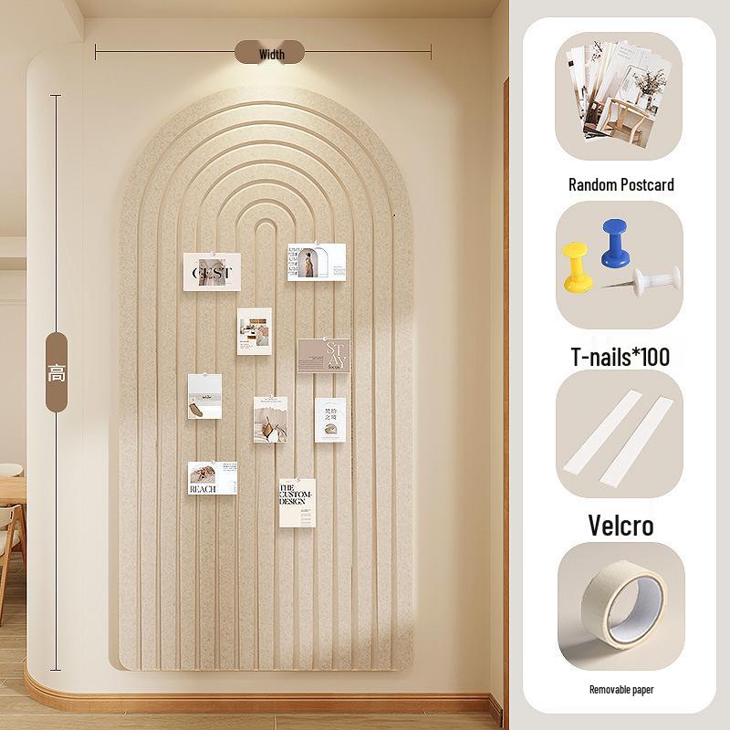 

Creative Felt Board Photo Album & Message Display for Family Wall Decoration