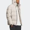 adidas Down Jackets Men's Ecru Hooded Moderate Other IW0780