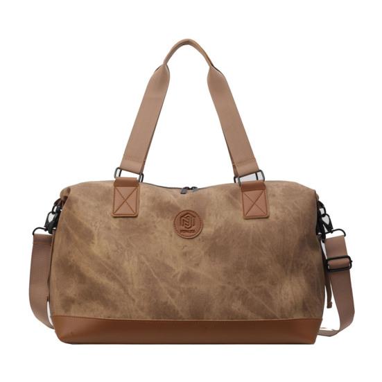 

Дорожная сумка-дафл большая ручная кладь тоут с регулируемым плечевым ремнем сумка выходного дня спортивная сумка для путешествий спорта танцев йоги коричневый