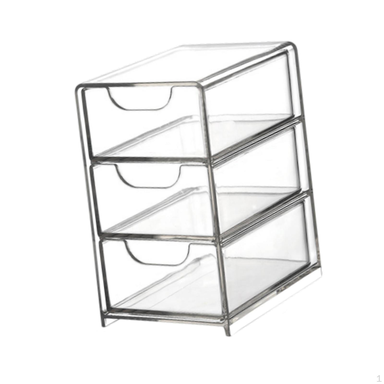 

Полка-органайзер для ванной, Хранение косметики, Декоративная современная настольная маленькая полка-витрина для 3 layers