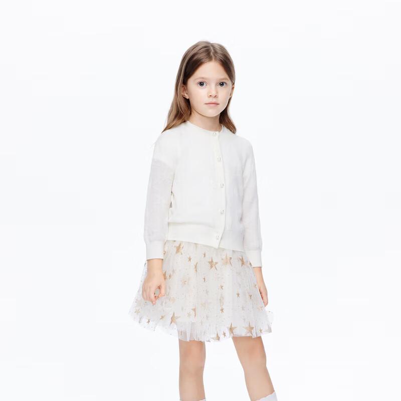 little MO&Co. Girls  Long-Sleeve Knit Cardigan 120