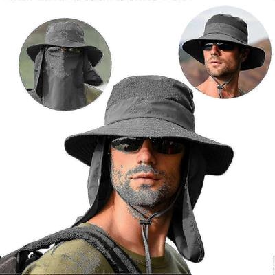 Bucket Hat Cap Fishing Brim Wide Visor Sun Summer Outdoor Uv Protection Men Hot