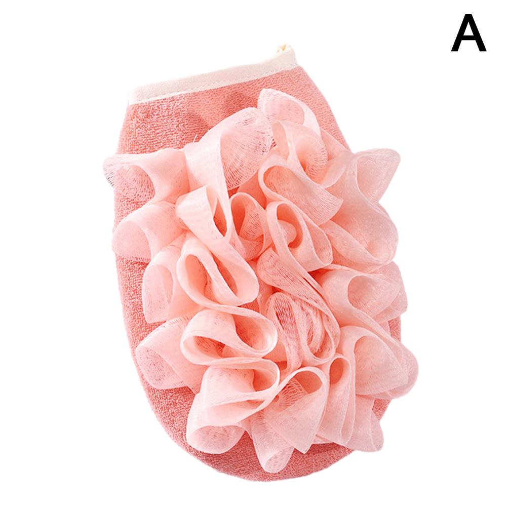 2 IN 1 Body Cleaning Washcloth Soft Brush Home Hotel Back Bathroom Exfoliating Scrubber Skin To I0I4
