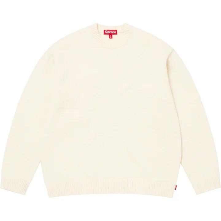 Supreme Angora Script Sweater Ivory