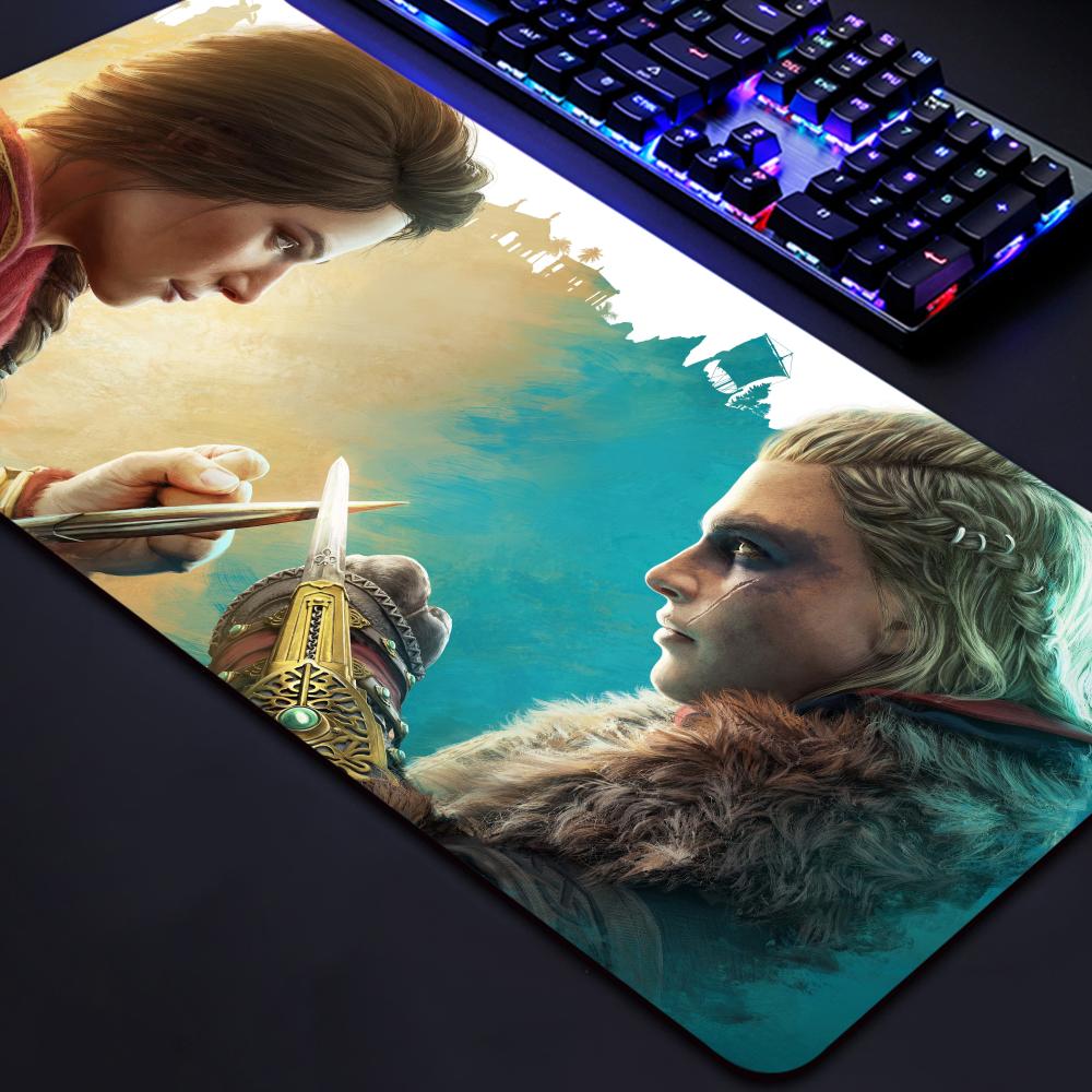 Assassins Creed Rutschfestes PC Großes Gaming-Mauspad Zubehör Gamer-Mauspad Größe Für E-Sport-Tastaturen Matte Geschenk für Freund